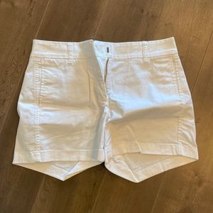 White J. Crew chino shorts size 0